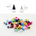 Kegel Farbige Nieten 7x10 mm für Kleidung Taschen Schuhe Lederhandwerk – 2