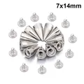 Kegel Nieten Metall 7 bis 20 mm für Taschen und Schuhe – Farbe 7x14mm