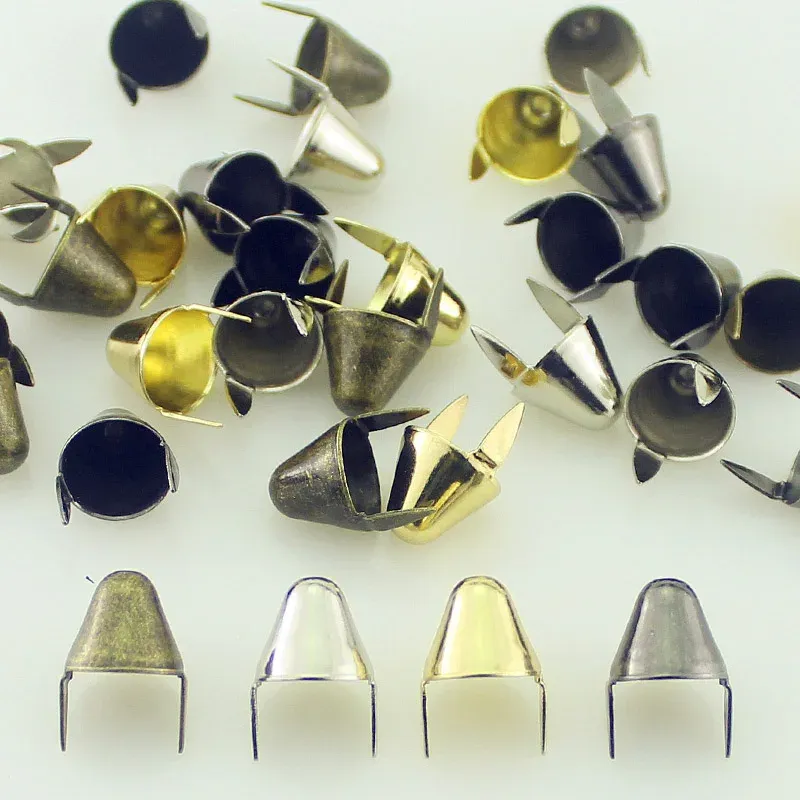Kegel Nieten Rund 30 Stück für Punk Spikes Lederhandwerk Kleidung Taschen