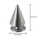 Kegel Nieten und Spikes 100 Stück für Kleidung und Taschen – 6