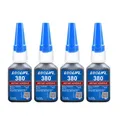 Kleber 380 schwarz stark haftend schnell trocknend für Leder – Farbe -380--20Ml-4Pcs