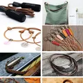 Kuhlederband Rund Flach DIY Schmuckherstellung Armbänder – 5
