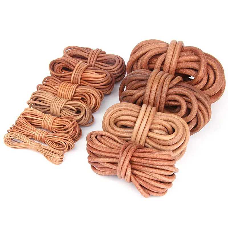 Kuhlederband Rund Flach DIY Schmuckherstellung Armbänder