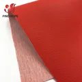 Kunstleder Litschi PU A4 für Nähen – Farbe 11 Red
