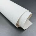 Kunstleder Litschi PU A4 für Nähen – Farbe 12 White