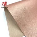 Kunstleder Litschi PU A4 für Nähen – Farbe 20 Rose Gold