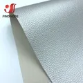 Kunstleder Litschi PU A4 für Nähen – Farbe 21 Silver