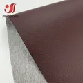 Kunstleder Litschi PU A4 für Nähen – Farbe 8 Red-Brown