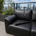 Kunstleder Reparaturflicken wasserdicht 30 bis 300 cm – Farbe Black