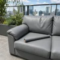 Kunstleder Reparaturflicken wasserdicht 30 bis 300 cm – Farbe Dark Gray