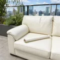 Kunstleder Reparaturflicken wasserdicht 30 bis 300 cm – Farbe Off-White