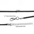 Kunstlederband 50 cm 1,5 mm bunt verstellbar für Schmuck – 2