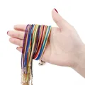 Kunstlederband 50 cm 1,5 mm bunt verstellbar für Schmuck – 3