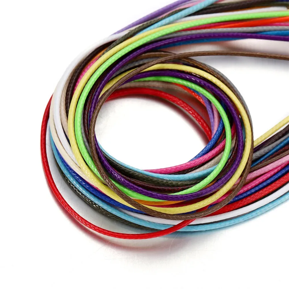 Kunstlederband 50 cm 1,5 mm bunt verstellbar für Schmuck