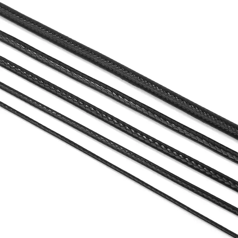 Kunstlederband rund 1 bis 3 mm in 5 m Längen