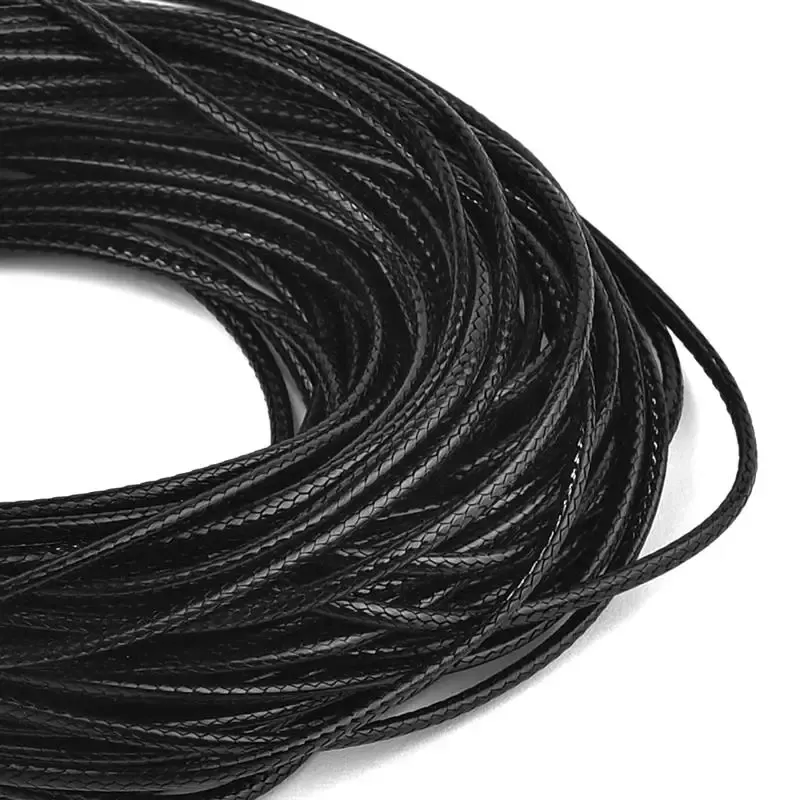 Kunstlederband rund 1 bis 3 mm in 5 m Längen