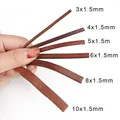 Kunstlederband rund flach 2 Meter für Armband Halskette – 4