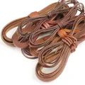 Kunstlederband rund flach 2 Meter für Armband Halskette – 6