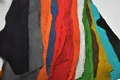 Lachs Haut Leder Stück 45 x 10 cm 4 Stück für DIY Dekoration – 2