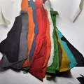 Lachs Haut Leder Stück 45 x 10 cm 4 Stück für DIY Dekoration – 3