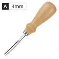 Lamellen-Schrägwerkzeug Leder 0,8 bis 1,5 mm – Farbe A - 4mm - 1Pcs