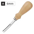 Lamellen-Schrägwerkzeug Leder 0,8 bis 1,5 mm – Farbe A - 6mm - 1Pcs