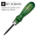 Lamellen-Schrägwerkzeug Leder 0,8 bis 1,5 mm – Farbe B - N1 0.8mm - 1Pcs
