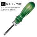 Lamellen-Schrägwerkzeug Leder 0,8 bis 1,5 mm – Farbe B - N3 1.2mm - 1Pcs