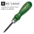 Lamellen-Schrägwerkzeug Leder 0,8 bis 1,5 mm – Farbe B - N5 1.6mm - 1Pcs