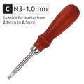 Lamellen-Schrägwerkzeug Leder 0,8 bis 1,5 mm – Farbe C - N3 1.0mm - 1Pcs