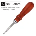 Lamellen-Schrägwerkzeug Leder 0,8 bis 1,5 mm – Farbe C - N4 1.2mm - 1Pcs