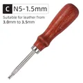 Lamellen-Schrägwerkzeug Leder 0,8 bis 1,5 mm – Farbe C - N5 1.5mm - 1Pcs