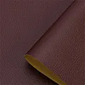 Leder Aufkleber starker Stick 35 bis 137 cm – Farbe Dark brown