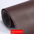 Leder Aufkleber wasserdicht 10 bis 137 cm – Farbe Dark brown