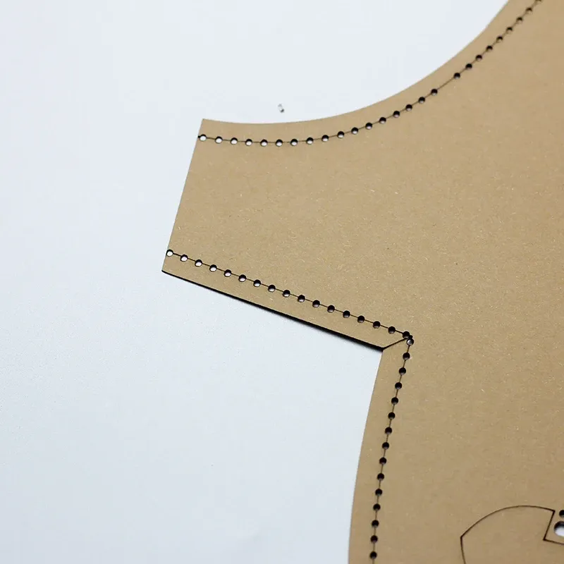 Leder Brusttasche Vorlage Papier Schablonen Umhängetasche