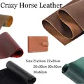 Leder Crazy Horse vorgeschnitten 21 x 14 cm für DIY Handwerk – 1