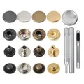 Leder Druckknöpfe Metall 10 bis 15 mm mit Werkzeugen für Kleidung – 1