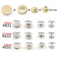 Leder Druckknöpfe Metall 10 bis 15 mm mit Werkzeugen für Kleidung – 2