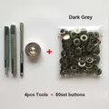 Leder Druckknöpfe Metall 10 bis 15 mm mit Werkzeugen für Kleidung – 3