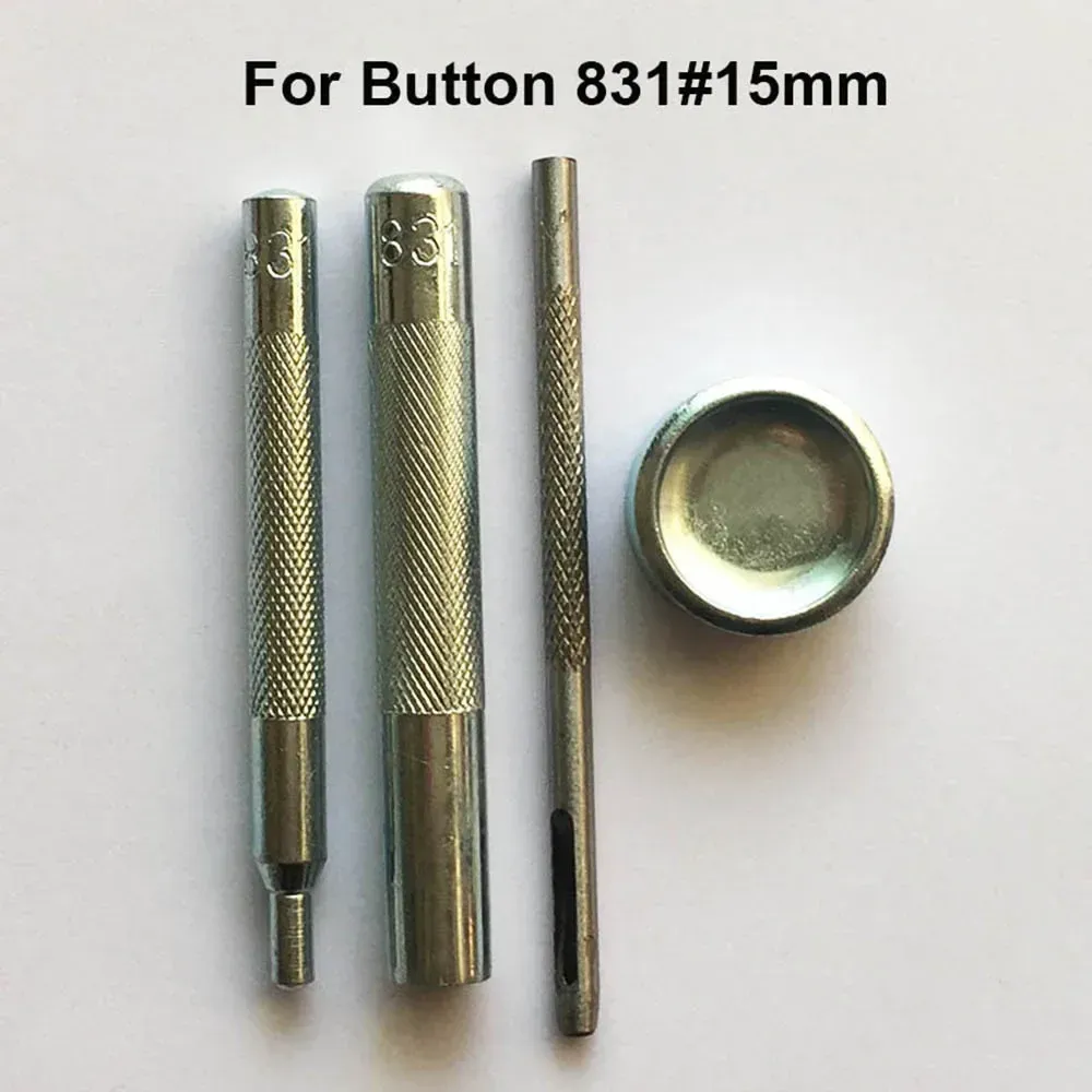 Leder Druckknöpfe Metall 10 bis 15 mm mit Werkzeugen für Kleidung