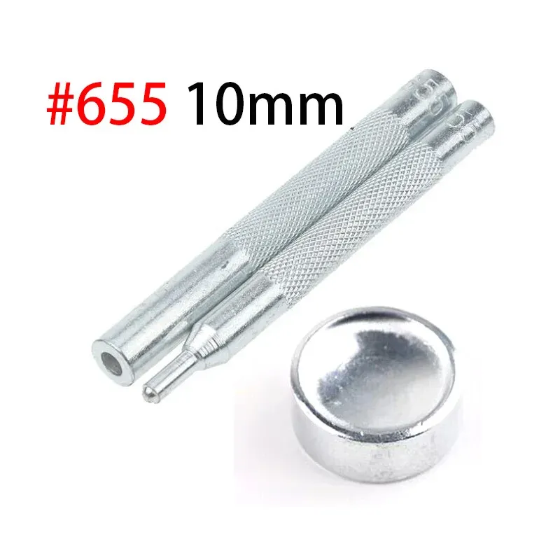 Leder Druckknöpfe Metall 10 bis 15 mm mit Werkzeugen für Kleidung