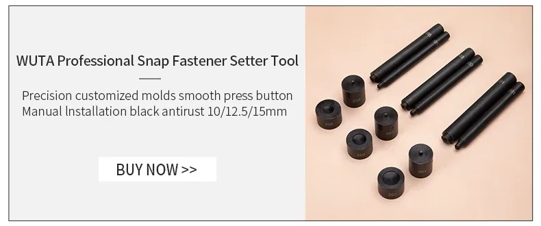 Leder Druckknöpfe mit Lederüberzug 10 mm für Geldbörsen Taschen Lederhandwerk