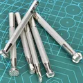 Leder Druckwerkzeuge 6 Arten Stempel für Gravur – Farbe 6 Stück