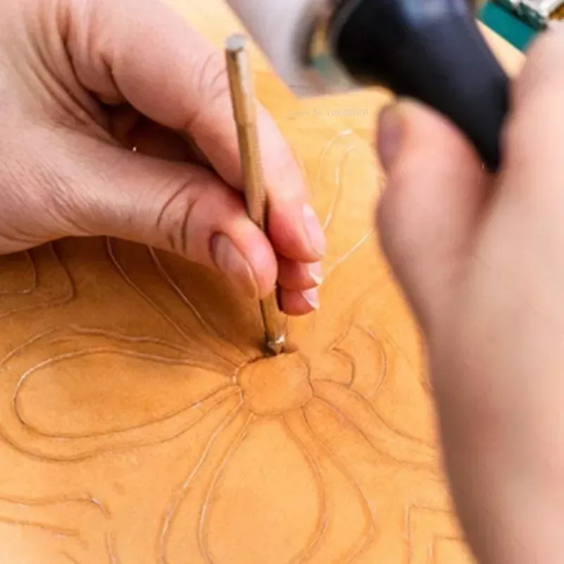 Leder Druckwerkzeuge 6 Arten Stempel für Gravur