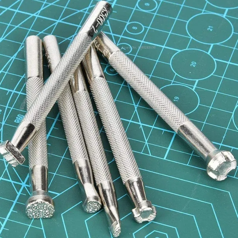Leder Druckwerkzeuge 6 Arten Stempel für Gravur