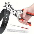 Leder Gürtel Locher Zange drehbar für Armband und Tasche – 1