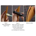 Leder Kanten Polierer Ebenholz für Glanz – 6