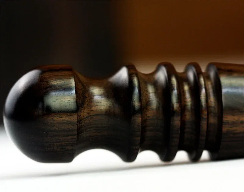 Leder Kanten Polierer Ebenholz für Glanz