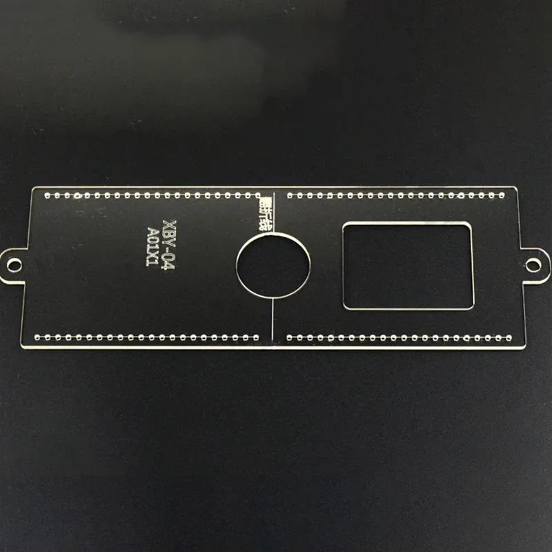 Leder Kartentaschen-Herstellungsform Acryl Schablone