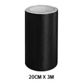 Leder Klebeband selbstklebend 5 bis 20 cm – Farbe black 20cmX3m